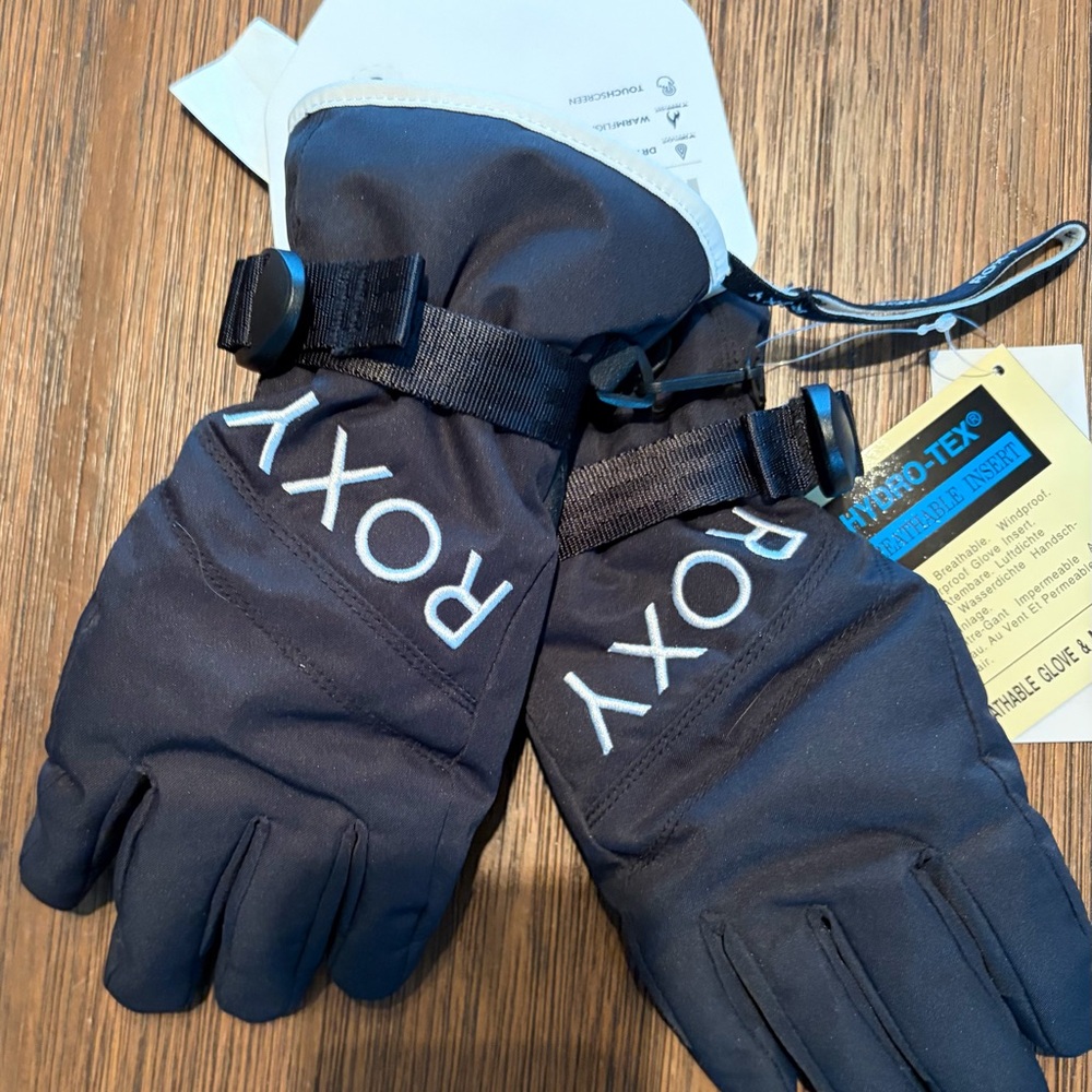 Roxy Women’s Black Insulated Winter Gloves